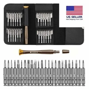US 25 in 1 Screwdriver Set Mini Precision Screwdriver Tool Set for PC Glass HO - Picture 1 of 8