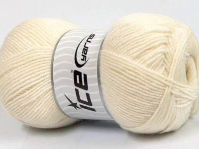 Lote de 4 hilos finos suaves de bambú 4x100 g crema Foto 1 de 4