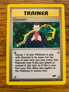 Giovanni Trainer (104/132) Rare Gym Challenge Set Pokemon Card! FREE P&P! - Picture 1 of 17