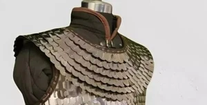 Scale Armor Gorget, Scale Lorica Squamata, Mittelalter Rüstung Cosplay SCA/LARP - Bild 1 von 5