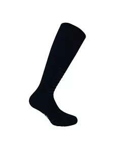 Snowbase 296422 Ski Socks-Deep Black-LG (Men's Shoe 9-11 Women's Shoe 10-12) - Picture 1 of 2
