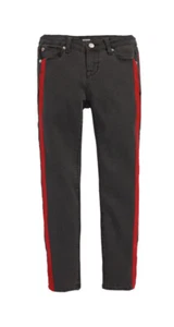 Hudson Kids Keira Red Side Stripe Skinny Jeans Size 14 NWT $59 - Picture 1 of 10
