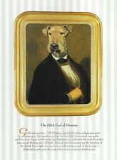 Airedale Terrier "Earl" - Custom Matted - Vintage Dog Art Print - Poncelet