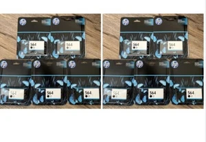 11 Pack Genuine HP 564 Black Ink Cartridge InkJet CB316WN 2017 READ DETAILS - Picture 1 of 3