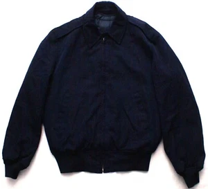 US Air Force Jacket & Liner Mens 42 Blue Wool Lightweight Service Bomber DSCP - Picture 1 of 5