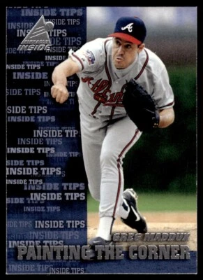 1998 Pinnacle Inside Greg Maddux Atlanta Braves #142 - Image 1 of 2