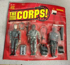 1996 The Corps World Force Response Team GI Joe KO 3pk No. 3317 Lanard Toys NEW - Picture 1 of 3
