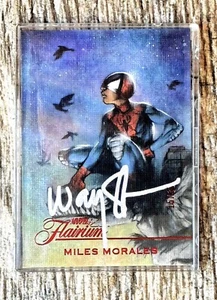 2023 MARVEL FLAIR MILES MORALES FLAIRIUM JON WAYSHAK ARTIST AUTO AUTOGRAPH /33 - Picture 1 of 2