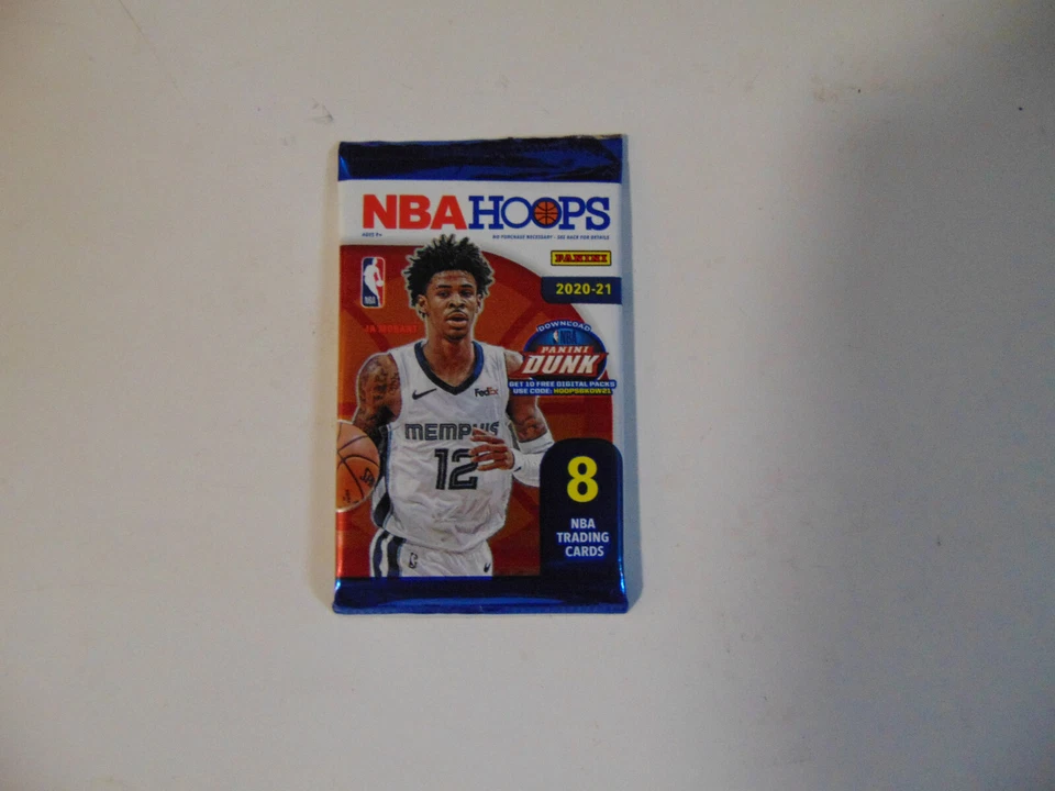 Panini 2020-21 NBA Hoops 8 Card Pack Of Trading Gravity Basketball Sport Cards - Image 1 of 1