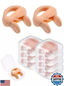 7 Pieces Swimming Nose Clip Silicone Nose Plug Protector with Elastic Rope fo - Picture 1 of 5