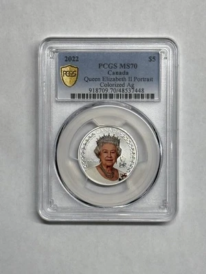 2022 $5 Canada Silver Queen Elizabeth II Legacy Portrait NGC PF 70 Matte - Image 1 of 2