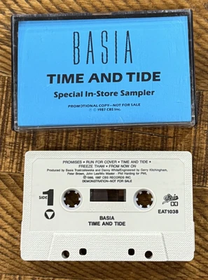 Basia - Time and Tide - Special In-Store Sampler (Cassette Tape, Epic, 1987) - Image 1 of 3
