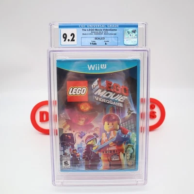 Nintendo Wii U - THE LEGO MOVIE VIDEOGAME - CGC GRADED 9.2 A+! NEW & Sealed! - Image 1 of 4