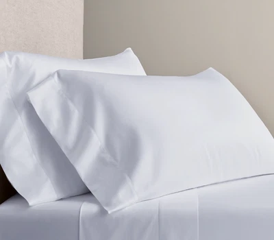 Juego de sábanas Restauración Hardware Orgánico Italiano 600 Satén King Blanco $750 Foto 1 de 4