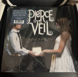 Pierce The Veil Selfish Machines Opaque Green Splatter Vinyl LP LE/1000 IN HAND - Picture 1 of 1