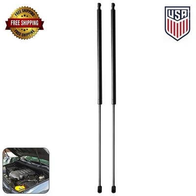 2 For Toyota Tundra 2007-2013 Sequoia Front Hood Lift Supports Shock Gas Struts Foto 1 de 4