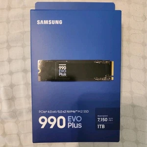 Samsung 990 EVO Plus SSD 1TB PCIe Gen 4x4 Gen 5x2 M.2 2280 MZ-V9S1T0B/AM - Photo 1/3