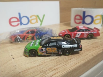 Racing Champions lot of 3 1/64 NASCAR diecast #92 Compton #5 Labonte #9 Elliott - Image 1 of 4