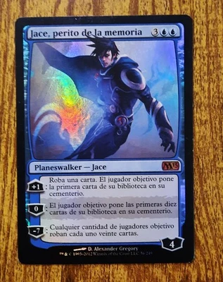 MTG SPANISH FOIL Jace, Memory Adept - Magic 2013 Magic the Gathering Card #56 - Image 1 of 2