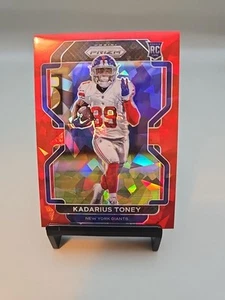 2021 Panini Prizm - Rookie Kadarius Toney #342 Red Ice Prizm (RC) - Picture 1 of 2