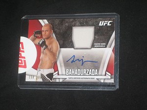 SIYAR BAHADURZADA TOPPS CERTIFIED SIGNED AUTHENTIC AUTOGRAPHED RELIC CARD /399