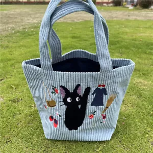 KiKi's Delivery Service JIJI Cat Shoulder Bag Canvas bag Lunch Bag - Picture 1 of 2