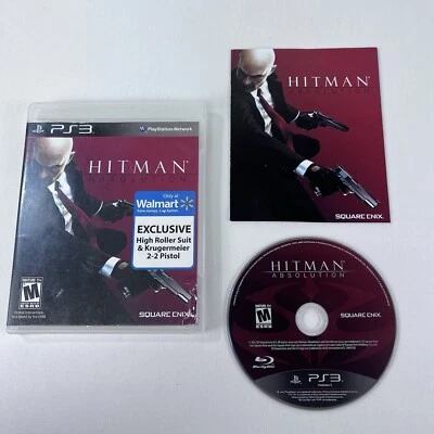 Hitman Absolution Playstation 3 Video Game Walmart Exclusive CIB Complete Manual - Image 1 of 4