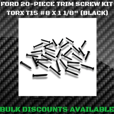 Tornillos de moldura interiores exteriores para camioneta Ford F350 Super Duty 1953+ Foto 1 de 2