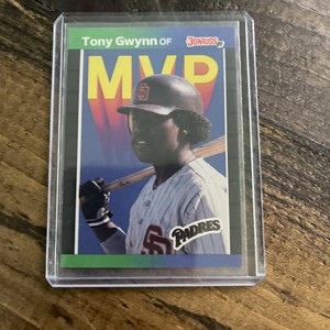 1989 Donruss #BC-20 Tony Gwynn   San Diego Padres Bonus MVP's