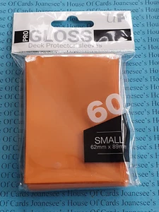 Ultra Pro Sleeves - Solid Orange - SMALL (60) Gloss Deck Protectors (82968) - Picture 1 of 3