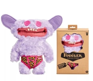 Fuggler Funny Ugly Monster - Budgie Edition 9" - Grin Grin Plush #34 Purple - Picture 1 of 5