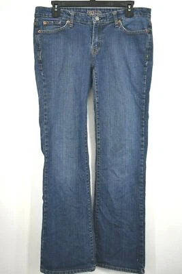 Pantalones de mezclilla Bitten para mujer medianos de algodón elástico con botones y cremallera frontal talla 6R Foto 1 de 4