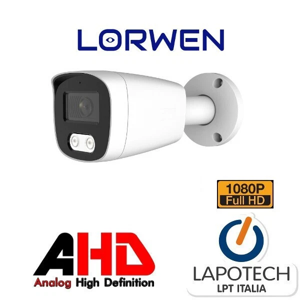 Lorwen AHD telecamera bullet BA14AN25N 1080p 2 MPX Analogica 5 mpx TVI CVI - Immagine 1 di 4