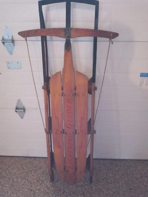Vintage Lightning Guider 53" Sled with enclosed runners - Image 1 of 4