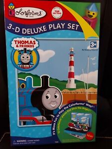 Thomas and Friends Colorforms 3-D Deluxe Playset not complete