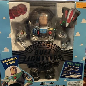 VTG Disney Pixar Toy Story Intergalactic Buzz Lightyear Action Figure Opened New - Picture 1 of 7