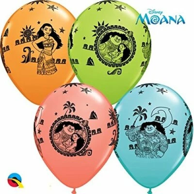 11" Disney Moana Maui Birthday Latex Balloons Party Decorations Hawaiian Kids