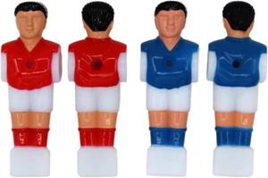 4 PIEZAS futbolín rojo y azul para hombre jugador de futbolín - Imagen 1 de 6