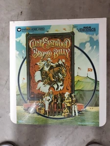 Clint Eastwood Bronco Billy CED Videodisc RCA WARNER HOME VIDEO * SEALED * - Picture 1 of 2