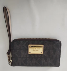 MICHAEL KORS JET SET ITEM TRAVEL CONTINENTAL ZIP AROUND WALLET ARMBAND - Bild 1 von 10