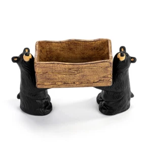 Black Bear Business Card Holder "Flora and Fauna" by Jeff Fleming of Bearfoots