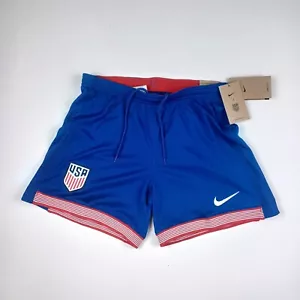 Nike U.S National Soccer Team Stadium Home Blue Shorts FJ1509-417 Womens Size XL - Picture 1 of 9