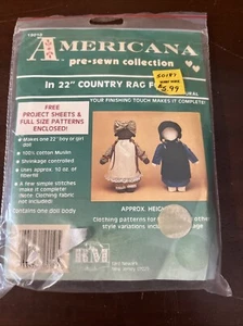 REGENCY MILLS AMERICANA PRE-SEWN COLLECTION MINI COUNTRY RAG FOLK PATTERN 18910 - Picture 1 of 4