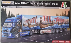 Italeri Volvo FH16 XL with "Viking" Reefer Trailer Show Truck #3867 1/24th Scale - Picture 1 of 4