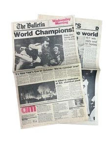 The Bulletin Zeitung Phillies 1980 World Series Champions News 22.10.80 - Bild 1 von 5