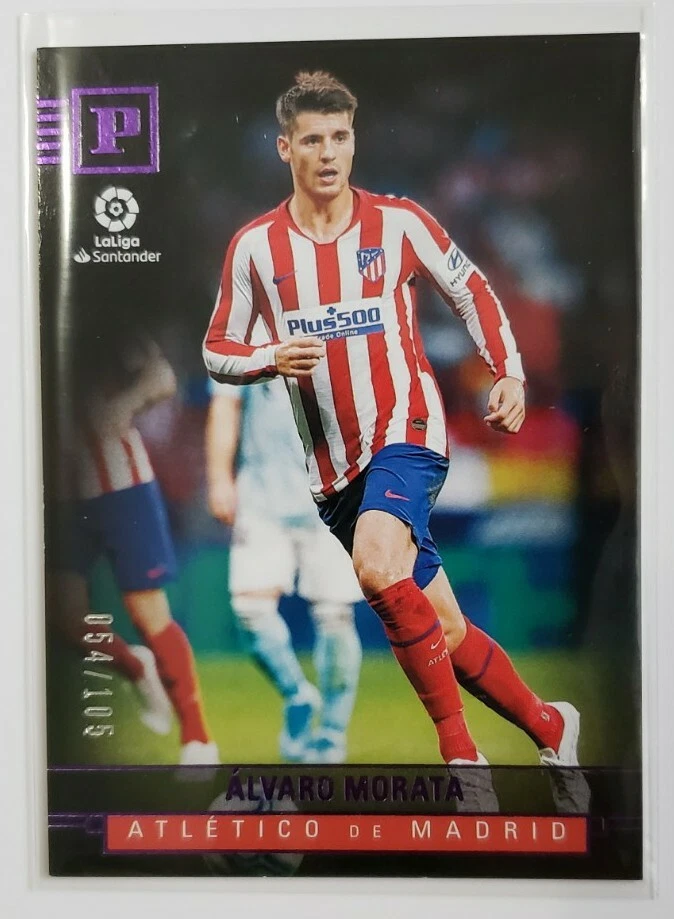2019-20 Panini chronicles soccer ALVARO MORATA #d 54/105 Atletico De Madrid  - Image 1 of 1