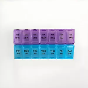 Large Weekly Daily Pill Box Medicine Tablet Storage Dispenser 7 Day - Picture 1 of 4