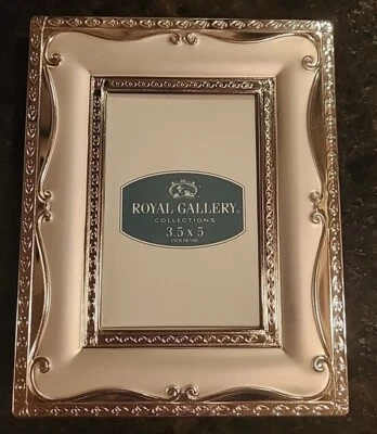 Royal Gallery Collections Silver Plated Satin Baroque Frame Album -NEW in Box - Image 1 of 4