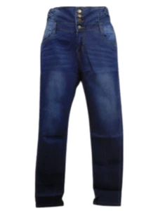 3 Color Blue Girls Jeans - Medium - Picture 1 of 1