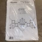Herrschners Dresser Scarf Stamped Cross Stitch Kit 11-311 And Floss Bouquets